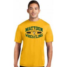 Competitor Tee  Gold Wrestling W/Kids